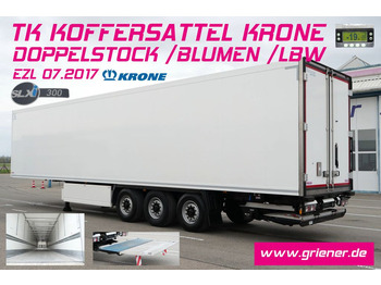 Krone SD 27/DOPPELSTOCK /BLUMEN LBW 2000 kg SLXi 300  - Koelwagen oplegger: afbeelding 1