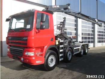 Haakarmsysteem vrachtwagen DAF FAD 85 CF 460 8x4 Euro 5 with Hiab 20 ton/meter: afbeelding 1
