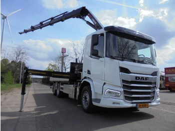DAF XD 450 FAN - Vrachtwagen met open laadbak, Kraanwagen: afbeelding 3