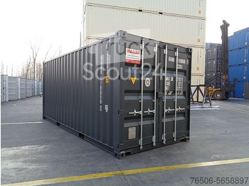 20FT Seecontainer RAL7016 Anthrazitgrau neuwertig - Zeecontainer: afbeelding 1
