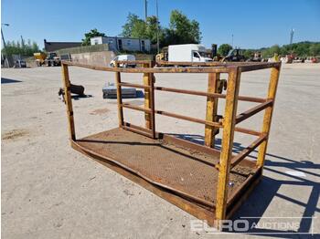  8' x 3' Manbasket to suit Dieci Telehandler - Aanbouwdeel