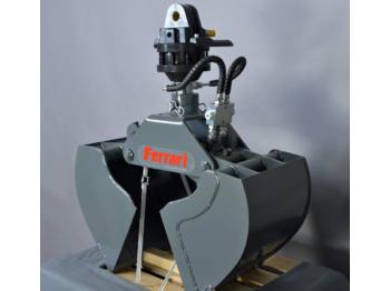 Autolaadkraan Ferrari Zweischalengreifer FCB 50 + Rotator FR 35