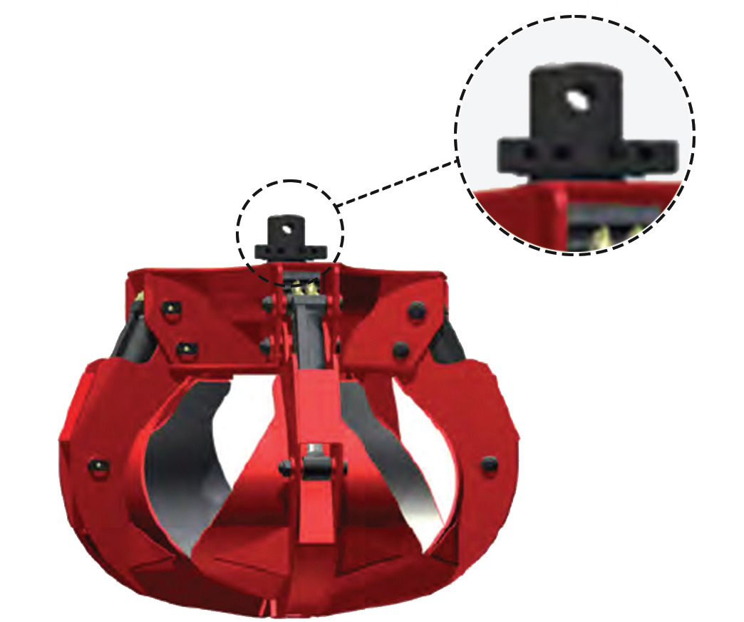 Nieuw Grijper voor Bouwmachine DEMOQ DRH300 - 5P Hydraulic Polyp -grab 500 kg: afbeelding 2