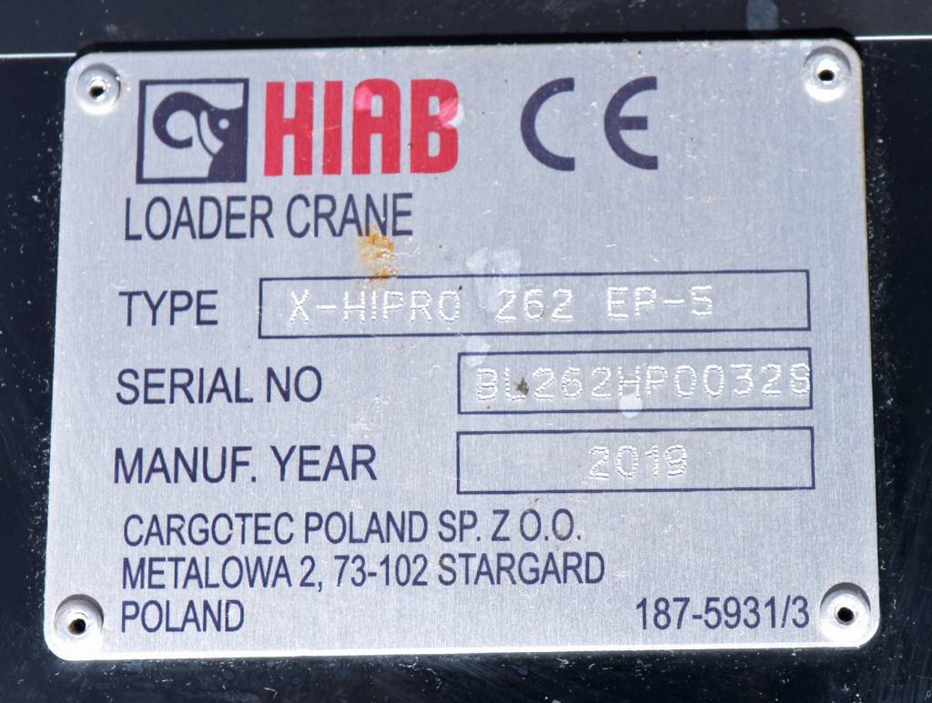 Autolaadkraan voor Vrachtwagen Hiab X-HIPRO 262 EP-5 CD: afbeelding 7
