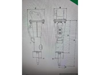 Nieuw Hydraulische hamer voor Bouwmachine Montabert Hydraulikhammer SD16 Trägerklasse: 1,5 - 3,7 t: afbeelding 4