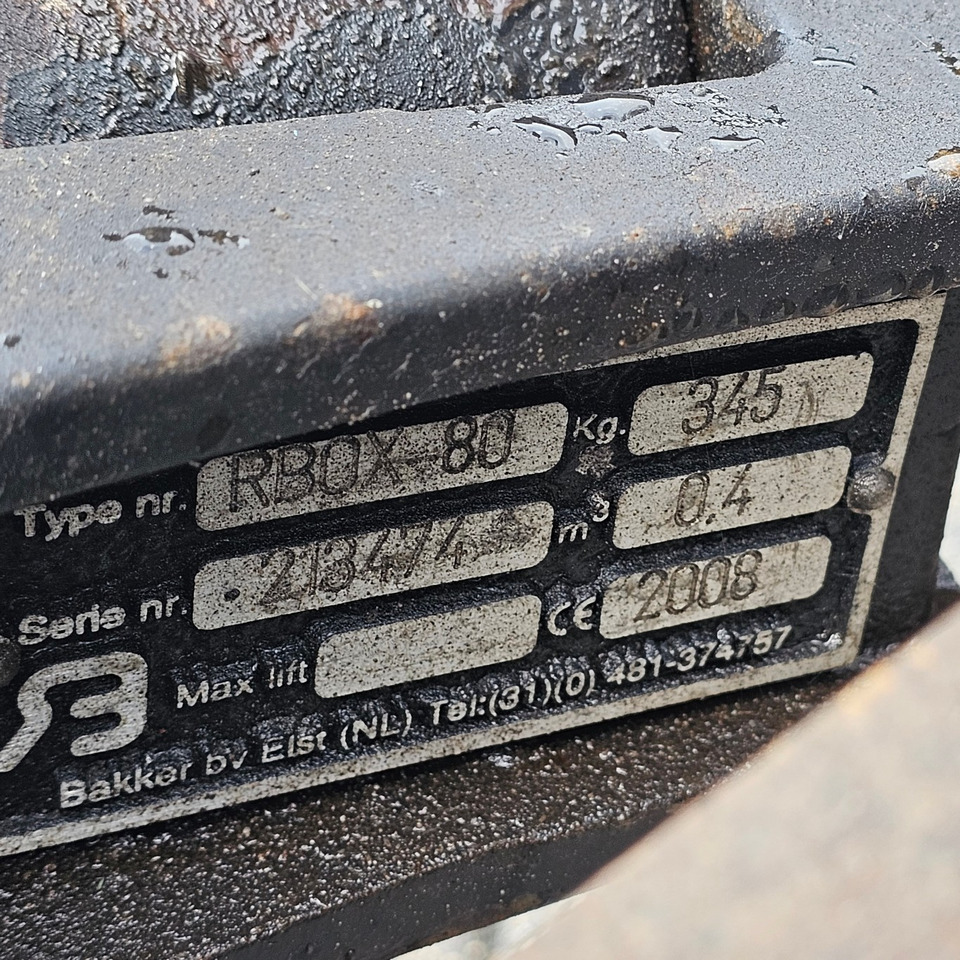 Overslaggrijper Bakker RBOX - 80