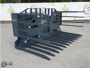 SID GRÜNGUTGABEL FÜR SILAGE KLAPPBAR / Buck rake hydraulic folding 3,5 M - Vorken voor Landbouwmachine: afbeelding 1