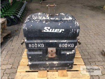 Tegenwicht voor Tractor Suer Stahlbetongewicht 800 kg: afbeelding 1