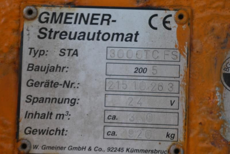 Zout/ Zandstrooier Gmeiner Streuer-Winterdienst Feuchtsalz