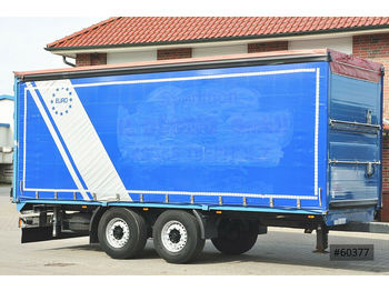 Krukenmeier Tautliner oben gekuppelt Durchladbar  - aanhangwagen met huif