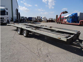PM trailor + RENAULT MIDLUM autotransporte EURO4  - Autotransport aanhangwagen