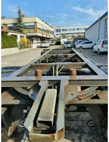 Chassis aanhangwagen Schmitz Cargobull 4 x Lafette Standard elox/verzinkt TÜV NEU! 4 x Lafette Standard elox/verzinkt TÜV NEU!