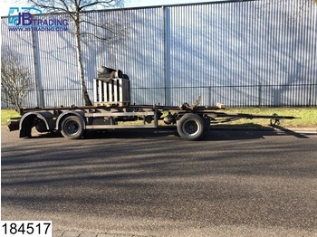 AJK Container 3th  Axle Fire damage - containertransporter/ wissellaadbak aanhangwagen