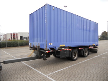 GS Meppel BDF met bak! Container - Containertransporter/ Wissellaadbak aanhangwagen