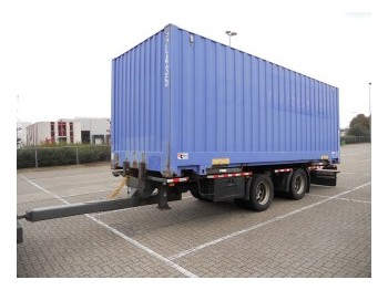 GS Meppel BDF met bak! incl. Container - Containertransporter/ Wissellaadbak aanhangwagen