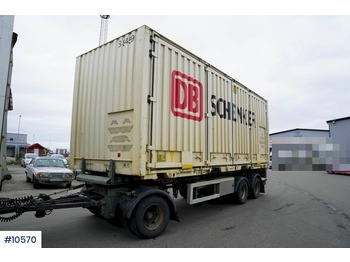  HFR Container trailer - Containertransporter/ Wissellaadbak aanhangwagen