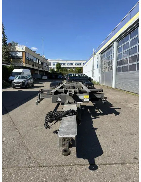 Containertransporter/ Wissellaadbak aanhangwagen H&W 4 x Tandem Lafette MEGA verzinkt Mitnahmestapl. 7. 3 x Tandem Lafette MEGA verzinkt Mitnahmestapl. 7.82 m