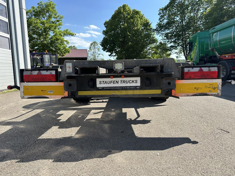 Containertransporter/ Wissellaadbak aanhangwagen H&W 4 x Tandem Lafette MEGA verzinkt Mitnahmestapl. 7. 3 x Tandem Lafette MEGA verzinkt Mitnahmestapl. 7.82 m