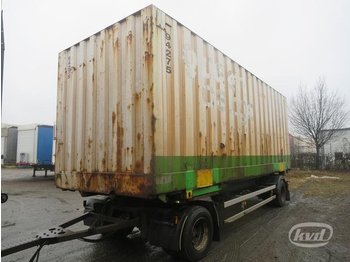  Kel-Berg G 2-axlar Växelflaksläp (container) - Containertransporter/ Wissellaadbak aanhangwagen
