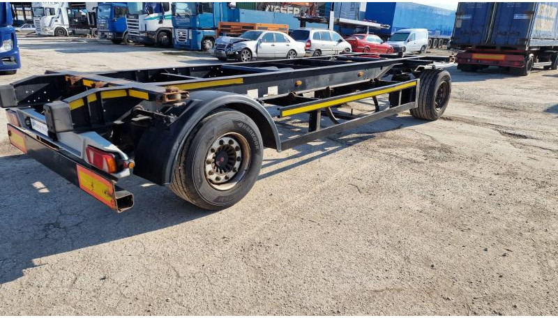 Containertransporter/ Wissellaadbak aanhangwagen Kögel Lafette JUMBO Drehschemel Lafette 1m Abstellhöhe