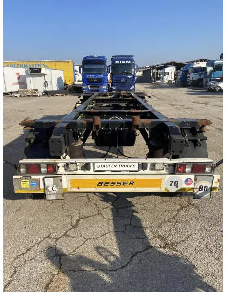 Containertransporter/ Wissellaadbak aanhangwagen Krone 2- Achs Lafette !! HU/ TÜV NEU !! 2- Achs Lafette !! HU/ TÜV NEU !!