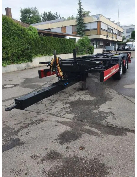 Containertransporter/ Wissellaadbak aanhangwagen Krone Tandem Standard Lafette tiefgekuppelt 2-Achs Tandem Standard Lafette tiefgekuppelt TÜV NEU!