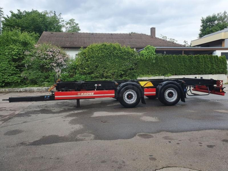 Containertransporter/ Wissellaadbak aanhangwagen Krone Tandem Standard Lafette tiefgekuppelt 2-Achs Tandem Standard Lafette tiefgekuppelt TÜV NEU!