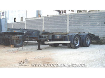 LECI TRAILER 2 ZS container chassis trailer - Containertransporter/ Wissellaadbak aanhangwagen