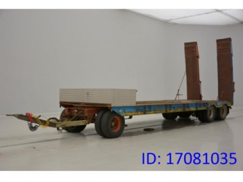 GHEYSEN&VERPOORT LOWBED Drawbar trailer - Dieplader aanhangwagen