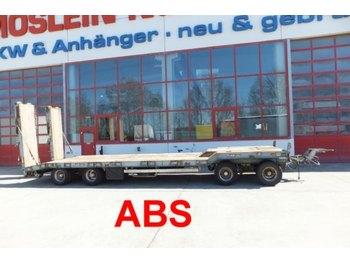 Goldhofer 4 Achs Tieflader  Anhänger mit ABS  - Dieplader aanhangwagen
