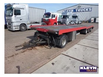 HRD 4 AXLE EXTENDABLE  ADJUSTABLE DECK - dieplader aanhangwagen