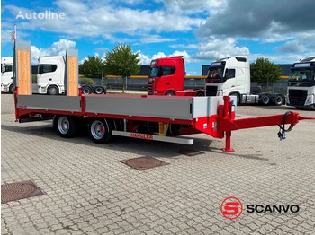 Hangler 2-aks 14-Tons med ramper - Dieplader aanhangwagen