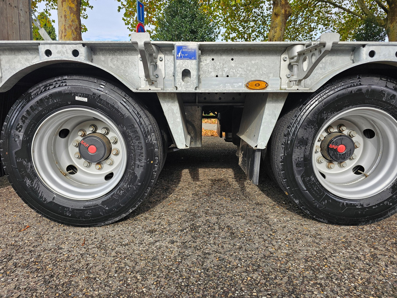 Dieplader aanhangwagen Humbauer HTD30 With Hydraulic Ramps