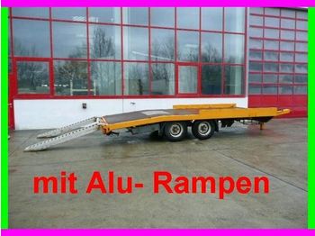 Kempf Tandemtieflader mit Alu  Rampen - Dieplader aanhangwagen