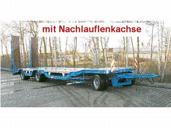 Möslein 3 Achs Tieflade  Anhänger mit Radmulden - Dieplader aanhangwagen