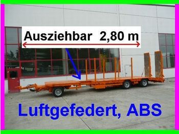 Müller-Mitteltal 3 Achs Tieflader  Anhänger 2,80 m ausziehbar - Dieplader aanhangwagen