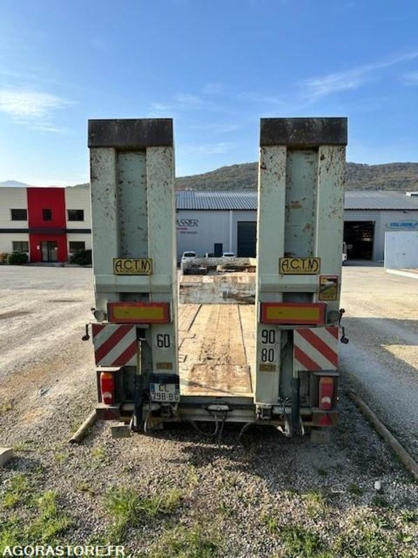 Dieplader aanhangwagen PORTE ENGINS ACTM CU23T - 2012