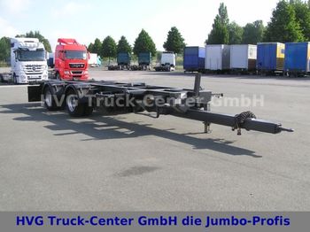 Containertransporter/ Wissellaadbak aanhangwagen Dinkel DTAWN 18000 Jumbo / Mitnahmestaplerhalterung: afbeelding 1