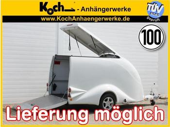 Nieuw Aanhangwagen auto voor het vervoer van zwaar materieel Excalibur S1 weiß Luxus mit Alu Felgen: afbeelding 1