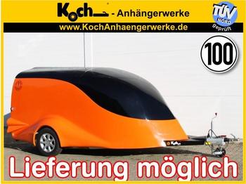 Nieuw Aanhangwagen auto voor het vervoer van zwaar materieel Excalibur S2 Luxus Customstyle 1,5t schwarz/orange: afbeelding 1