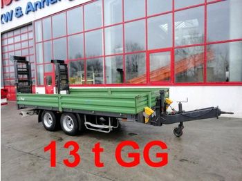 Dieplader aanhangwagen voor het vervoer van zwaar materieel Fliegl 13 t GG Tandemtieflader: afbeelding 1