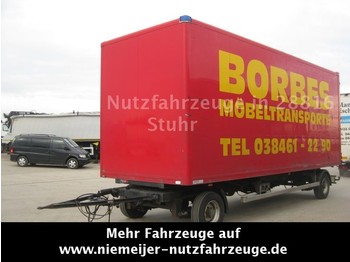 Ackermann 2 Achs Koffer Anhänger, Luft gefedert  - Gesloten aanhangwagen