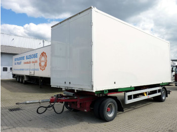 Fliegl ZWP180 Wechself mit Koffer BPW-Eco Durchladeeinr - gesloten aanhangwagen
