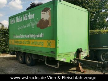 Westrick Tandem,TK010 Schiebeplane,ladebordwand  - gesloten aanhangwagen