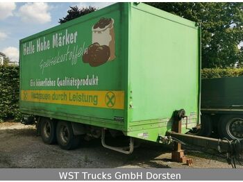 Westrick Tandem,TK010 Schiebeplane,ladebordwand  - gesloten aanhangwagen