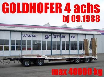 Dieplader aanhangwagen voor het vervoer van zwaar materieel Goldhofer TU4 2 x 2 31/80 BLATT / HYDR. RAMPEN 40 TO. max: afbeelding 1