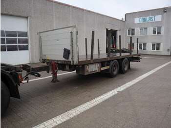 Open/ Plateau aanhangwagen HRD 6.6 m: afbeelding 1