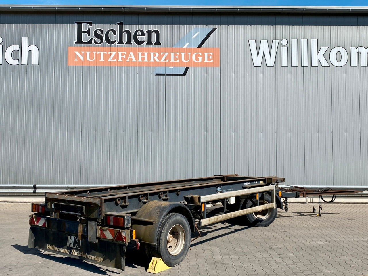 Haakarm/ Portaalarm aanhanger Hüffermann HSA 18.65 | Reifenprofil: 75%*Blatt*50mm Zugauge
