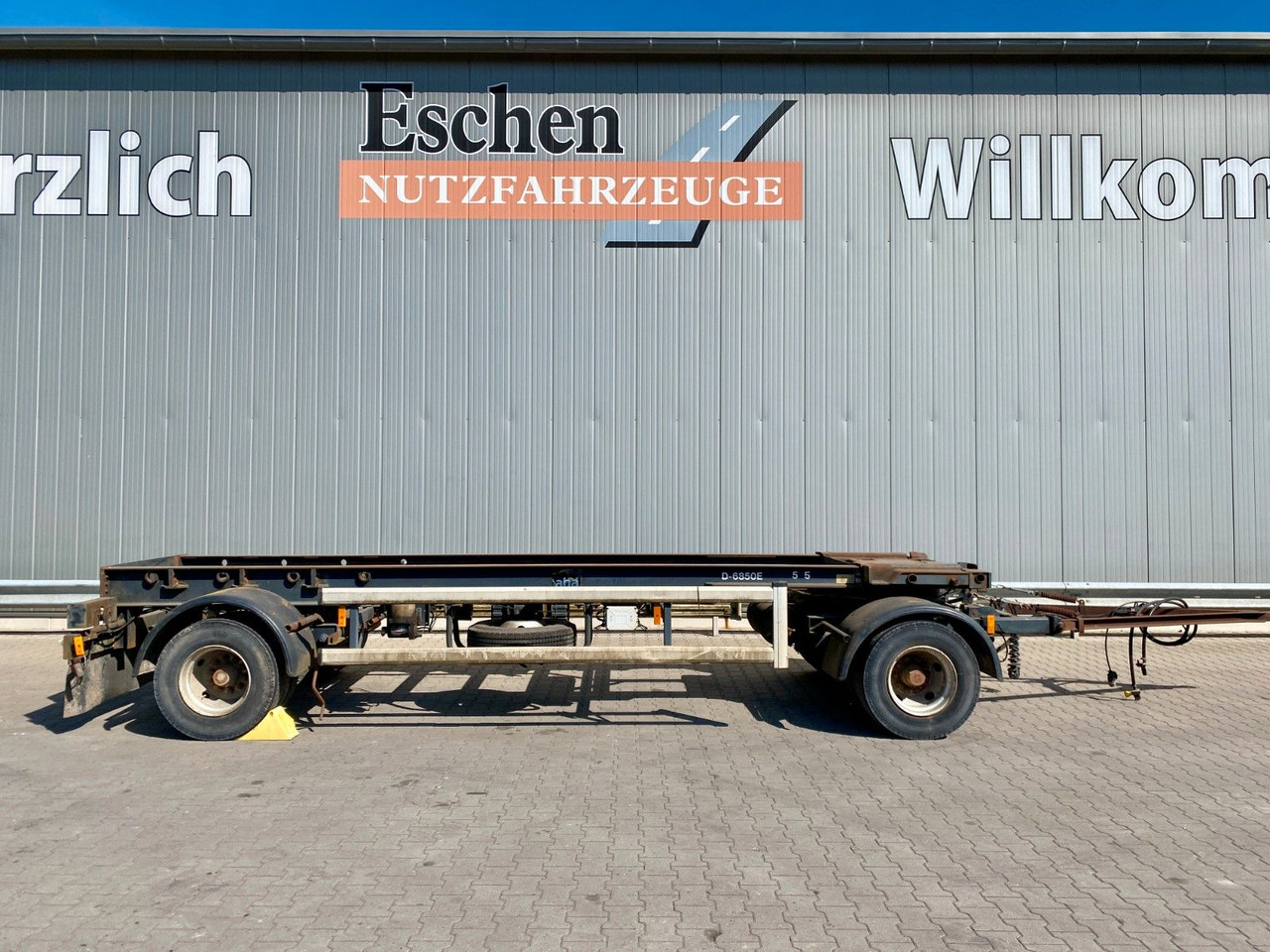 Haakarm/ Portaalarm aanhanger Hüffermann HSA 18.65 | Reifenprofil: 75%*Blatt*50mm Zugauge