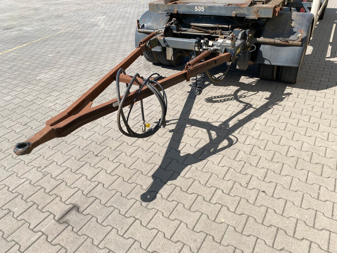 Haakarm/ Portaalarm aanhanger Hüffermann HSA 18.65 | Reifenprofil: 75%*Blatt*50mm Zugauge